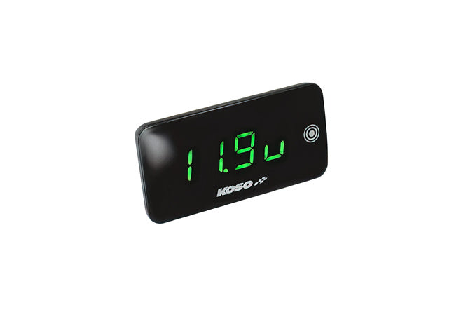 Voltmeter / Thermometer Slim NG green