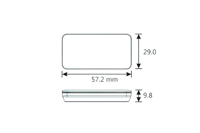 Voltmeter / Thermometer Slim NG green