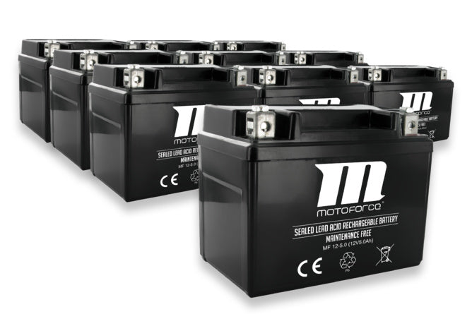 10x SLA Battery SLA4L-BS / 12V 5Ah +25%