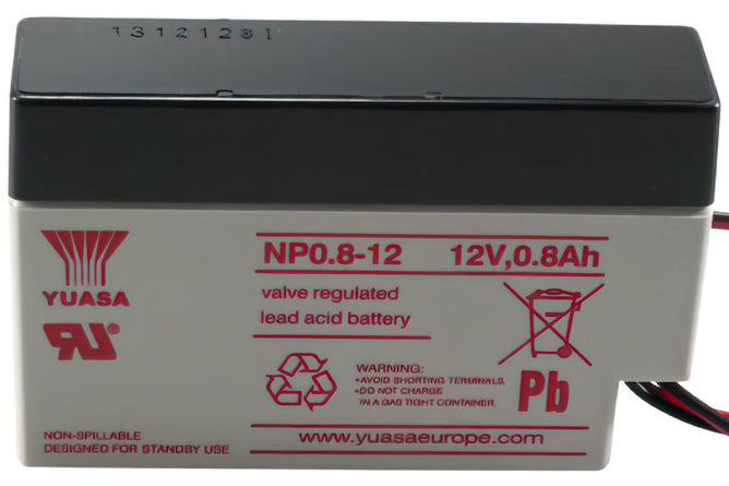 Battery Drag Race MK2 12V 08Ah 96x25x61.5mm 320g