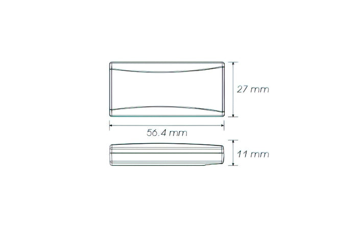 Thermometer Koso Super Slim LED Red