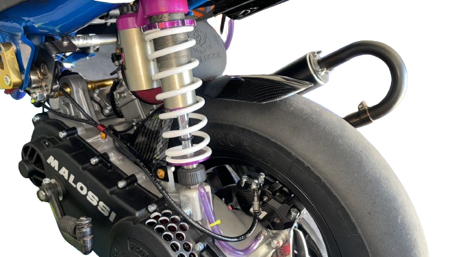 Rear Fender in Full Carbon for C-ONE Engine Casings