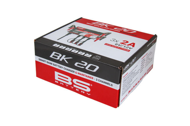 Battery Charger 6/12V - 4 40A BS Battery BK20