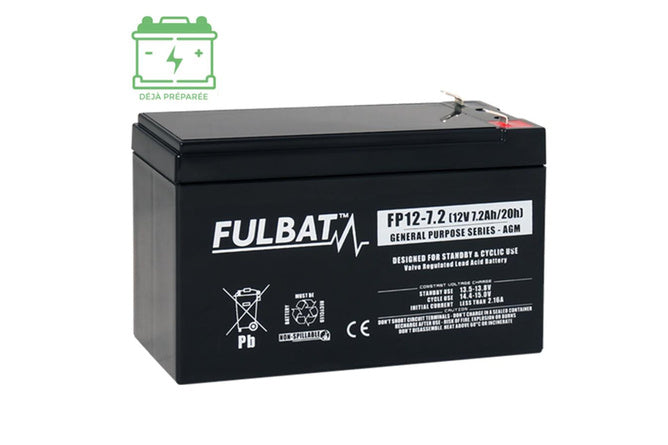Battery AGM 12V - 7,2Ah Fulbat FP12-7.2