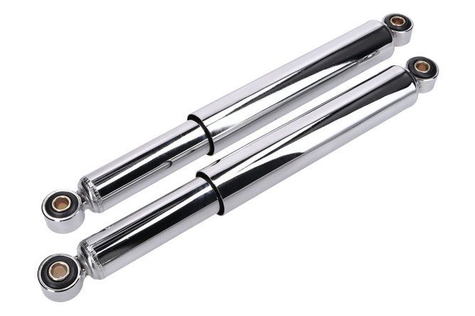 Shock Absorber Set closed chrome - 360mm moped