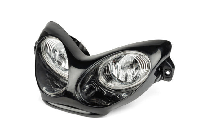 Twin Headlight Yamaha Aerox CAR-GLAS black