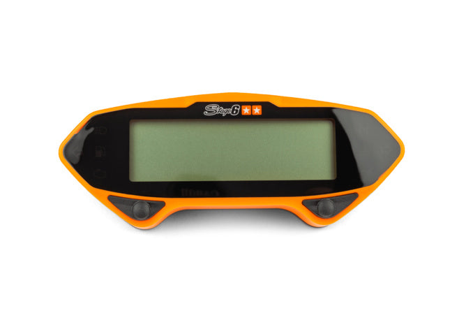 Motorcycle Speedometer Stage6 Racing Orange
