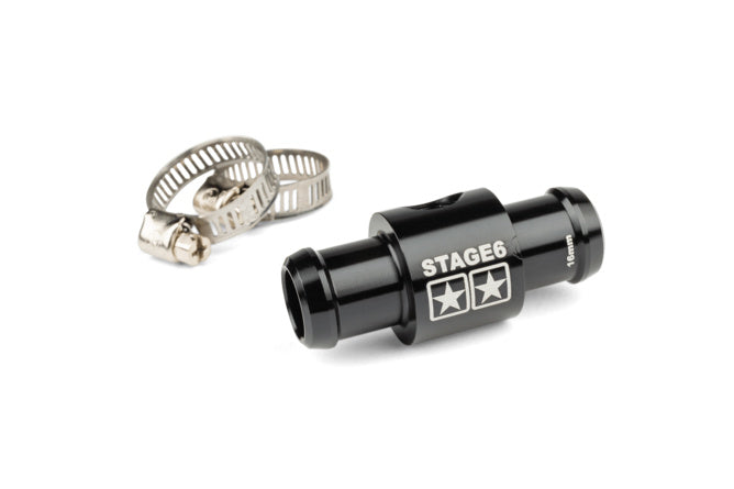 Tee Connector D.16mm for temperature sensor Stage6 black