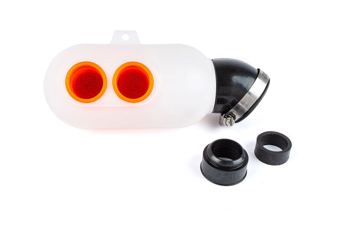 Karting Airbox d.35mm weiß / orange