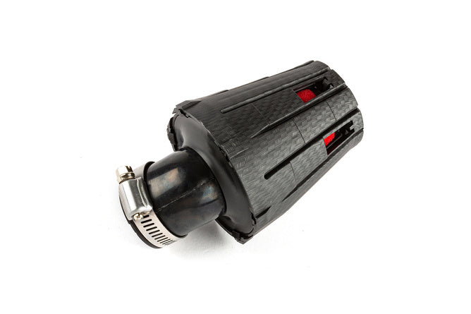 Air Filter STR8 E5 45° 35mm matte carbon / red